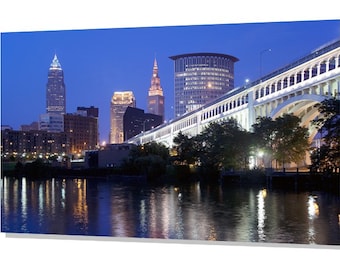 Impresión sin marco de Cleveland Skyline