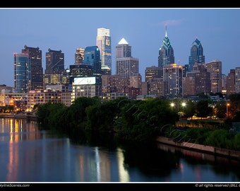 Philadelphia Pennsylvania Skyline Fine art photo unframed print