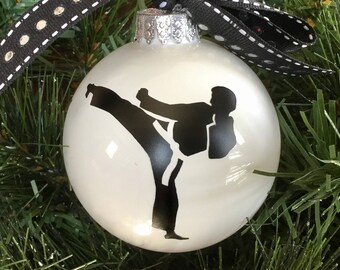 Personalized Martial Arts Ornament - Personalized Karate Ornament