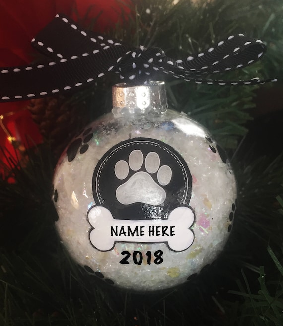 Personalized Dog Paw Print Christmas Ornament Etsy image 0 - Personalized Dog Paw Print Christmas Ornament Etsy