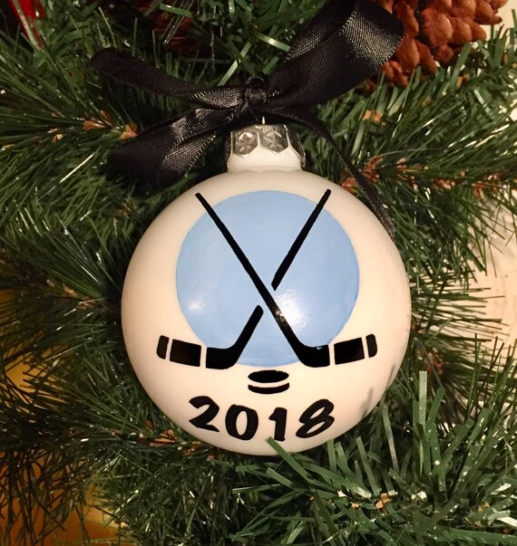 Personalized Hockey Ornament - Sports Ornament - Gift for Hockey Player