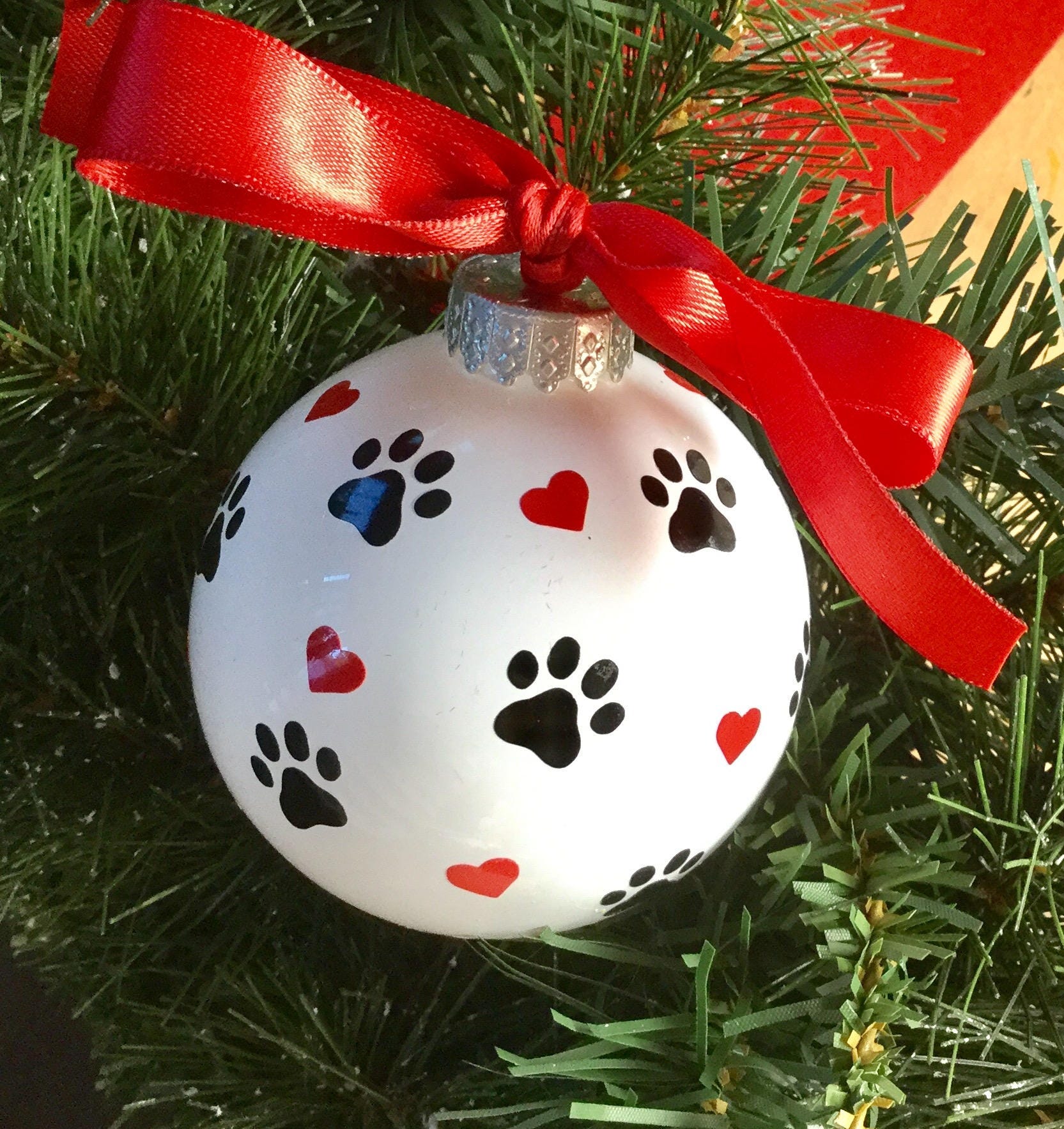 Dog Christmas Paw Print Ideas