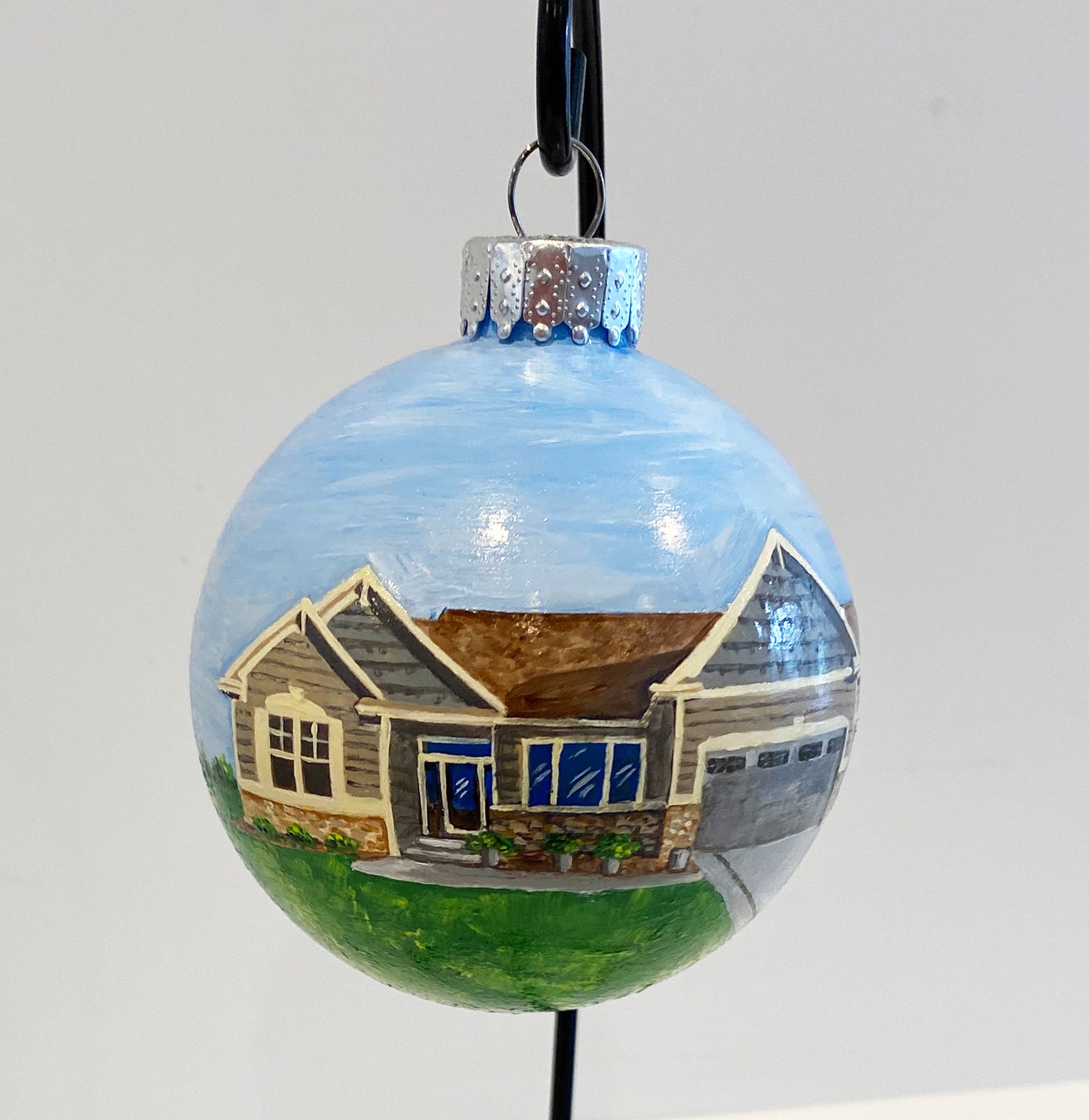 Hand Painted Custom Home Ornament New Home Ornament Etsy
