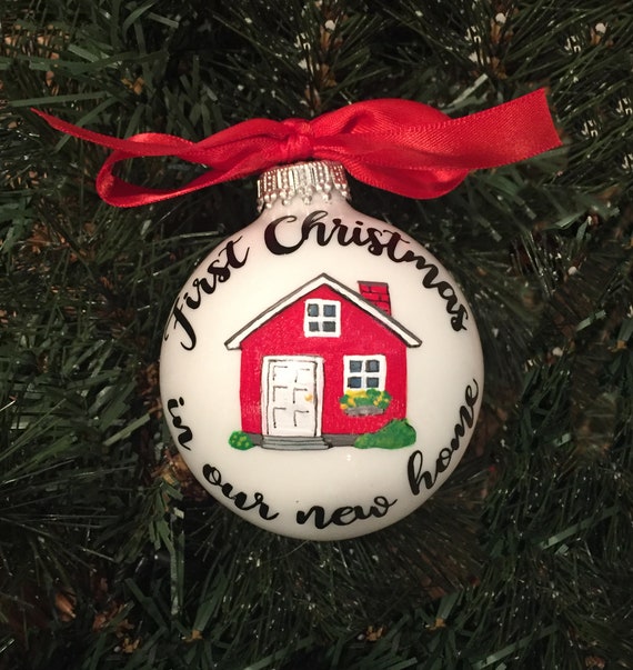 First Christmas In Our New Home Christmas Ornament - New Home Personalized Christmas Ornament