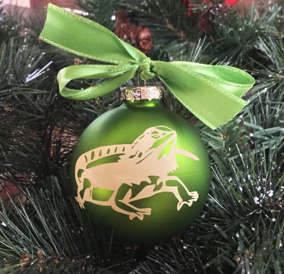 Personalized Bearded Dragon Christmas Ornament