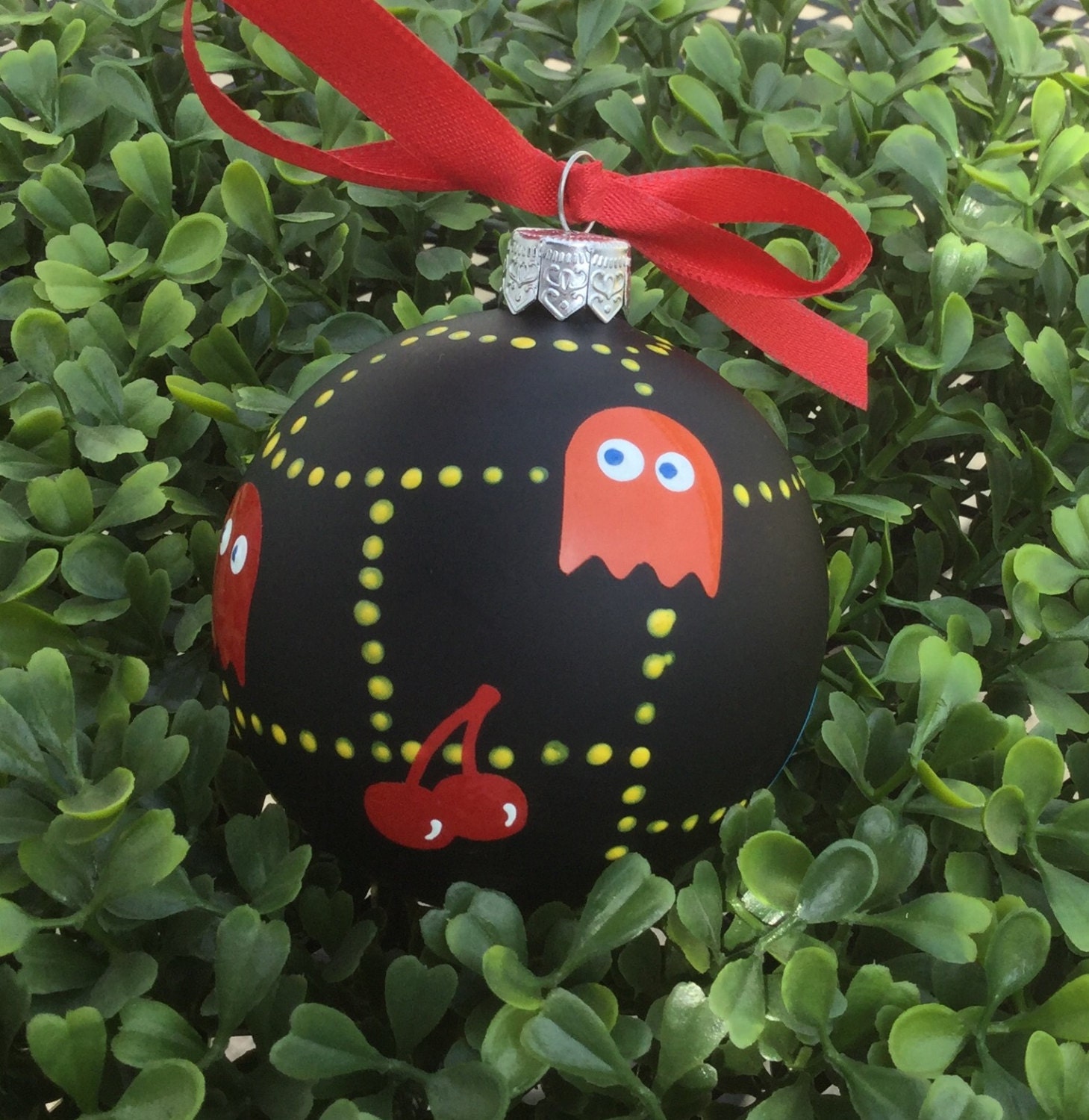 Pac Man Christmas Ornament 