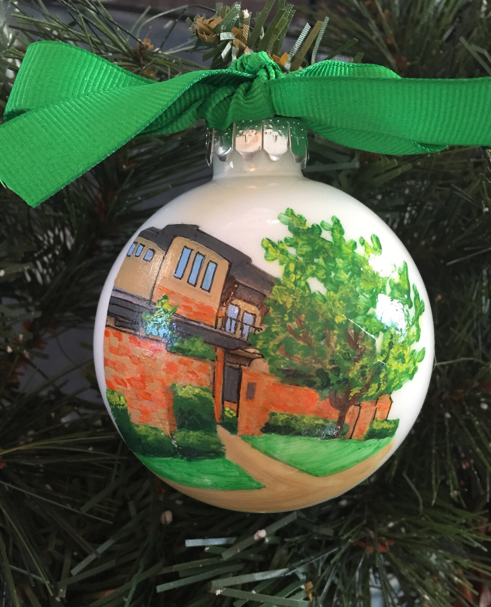 Hand Painted Custom Home Ornament New Home Ornament Etsy