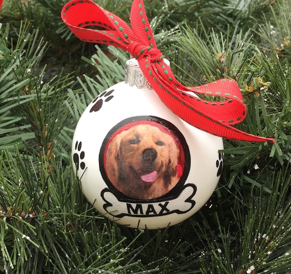 Custom Personalized Christmas Ornament - Personalized Hand Painted Pet Ornament