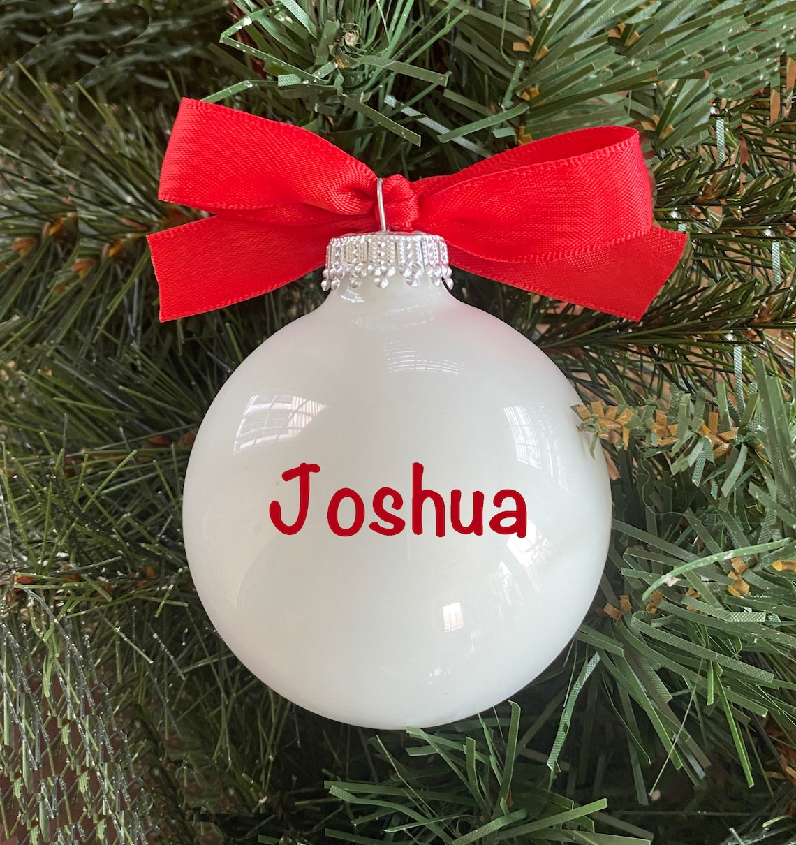 Personalized 2020 Christmas Ornament Personalized Hand Etsy
