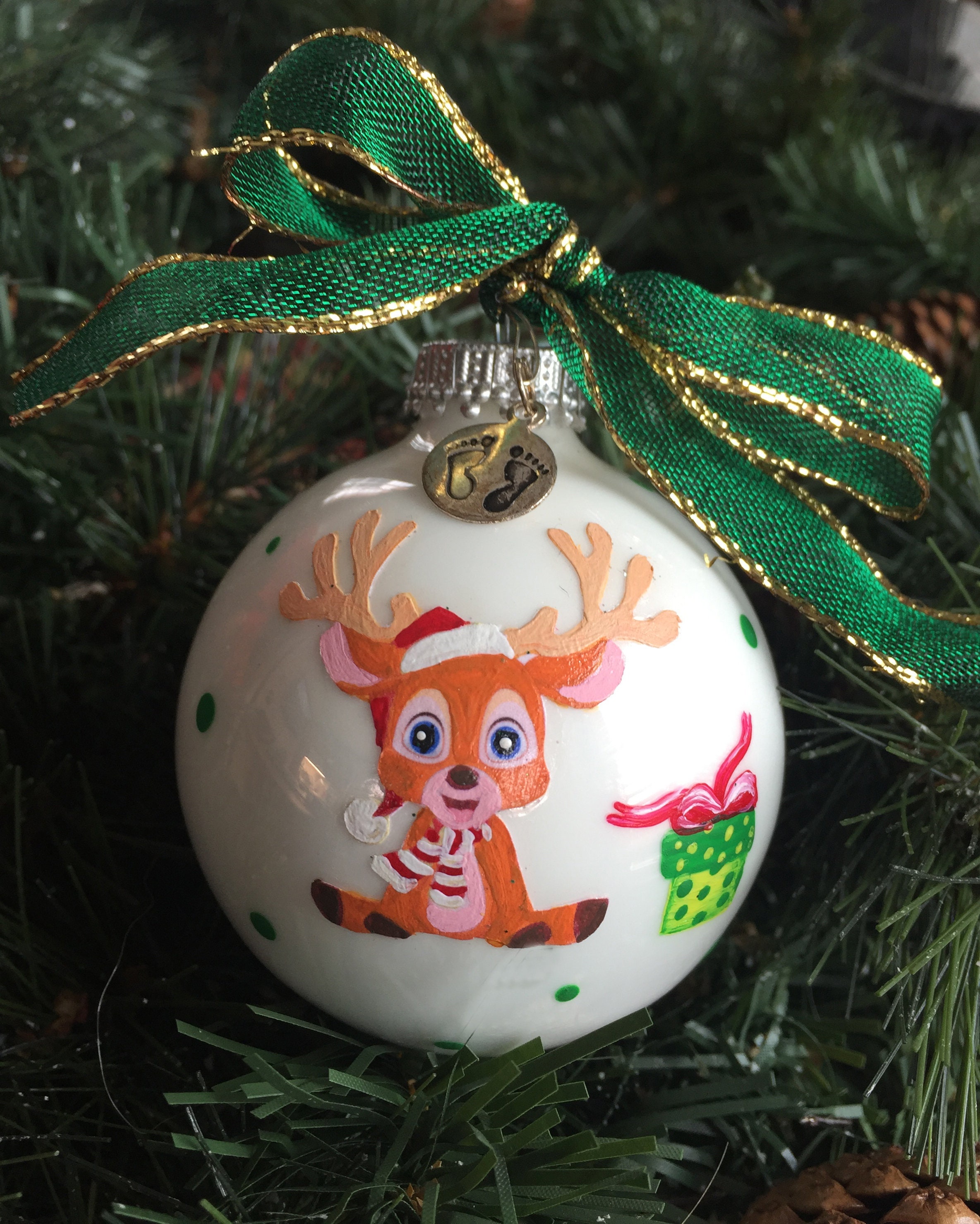 Personalized Baby's 1st Christmas Ornament New Baby Ornament Baby