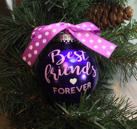 Personalized "Best Friends Forever" Ornament