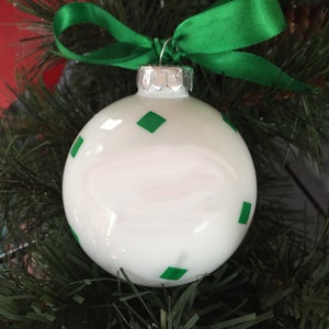 Personalized Santa Creeper Inspired Christmas Ornament image 2