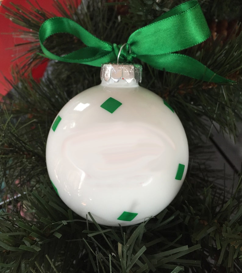 Personalized Santa Creeper Inspired Christmas Ornament image 2