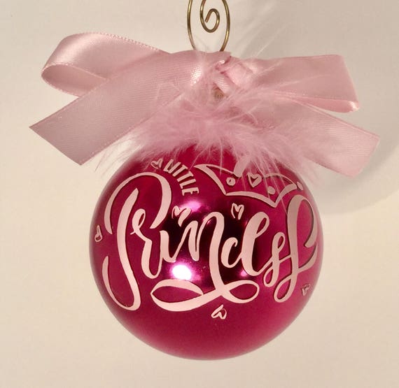 Little Princess Christmas Ornament - Personalized Little Princess Ornament