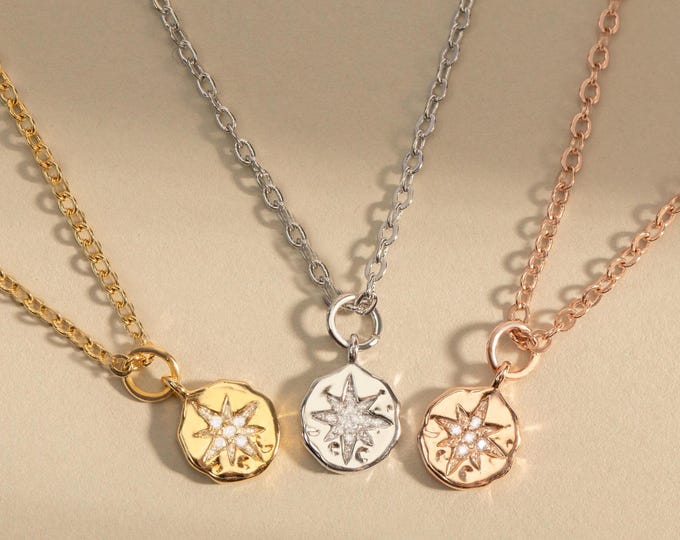 Personalize Compass Necklace with Initial Dainty Compass Friendship Jewelry Gift for Her Custom Wedding Gift Dainty Astrology Gift
