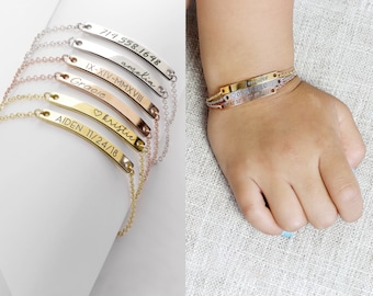 little girls silver bracelets