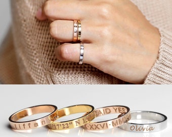rings with initials engraving