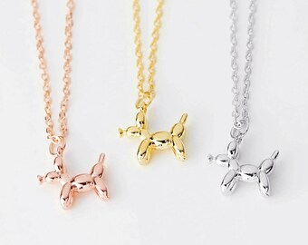 balloon dog necklace