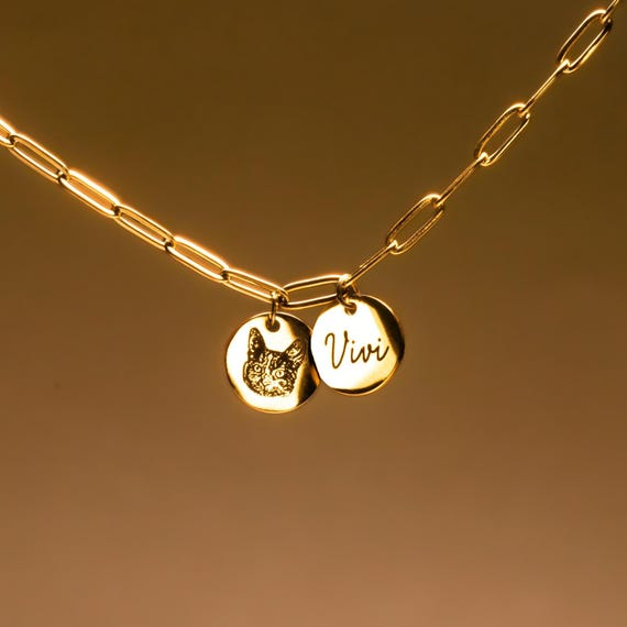 Pet Memorial Jewelry Dog Necklace Birthday Gifts for Her Pet Jewelry Personalized Jewelry Cat Mom Mothers Day Gift