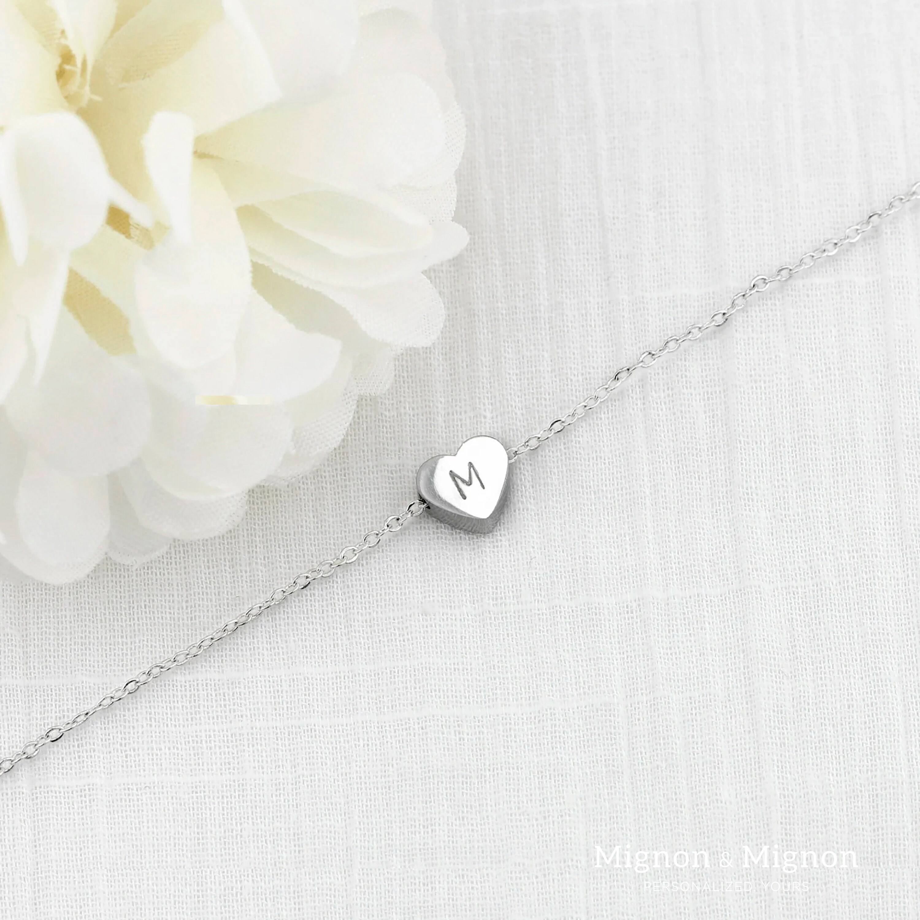 Flower Girl Necklace Personalized Gifts for Baby and Kids Gift Dainty Flower Girl Proposal Kid Junior Custom Initial Jewelry