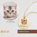 Personalized Gifts for Pet Owner Christmas Gifts Custom Cat Portrait Necklace for Mom Mother's Day Gift Pet Memorial Jewelry Gift  -LCN-AP 