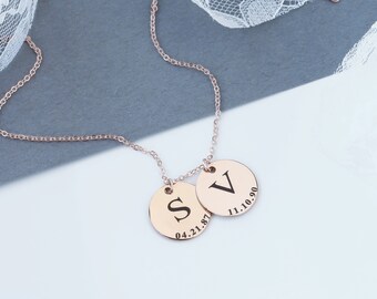 Birthday Engraved Necklace 
