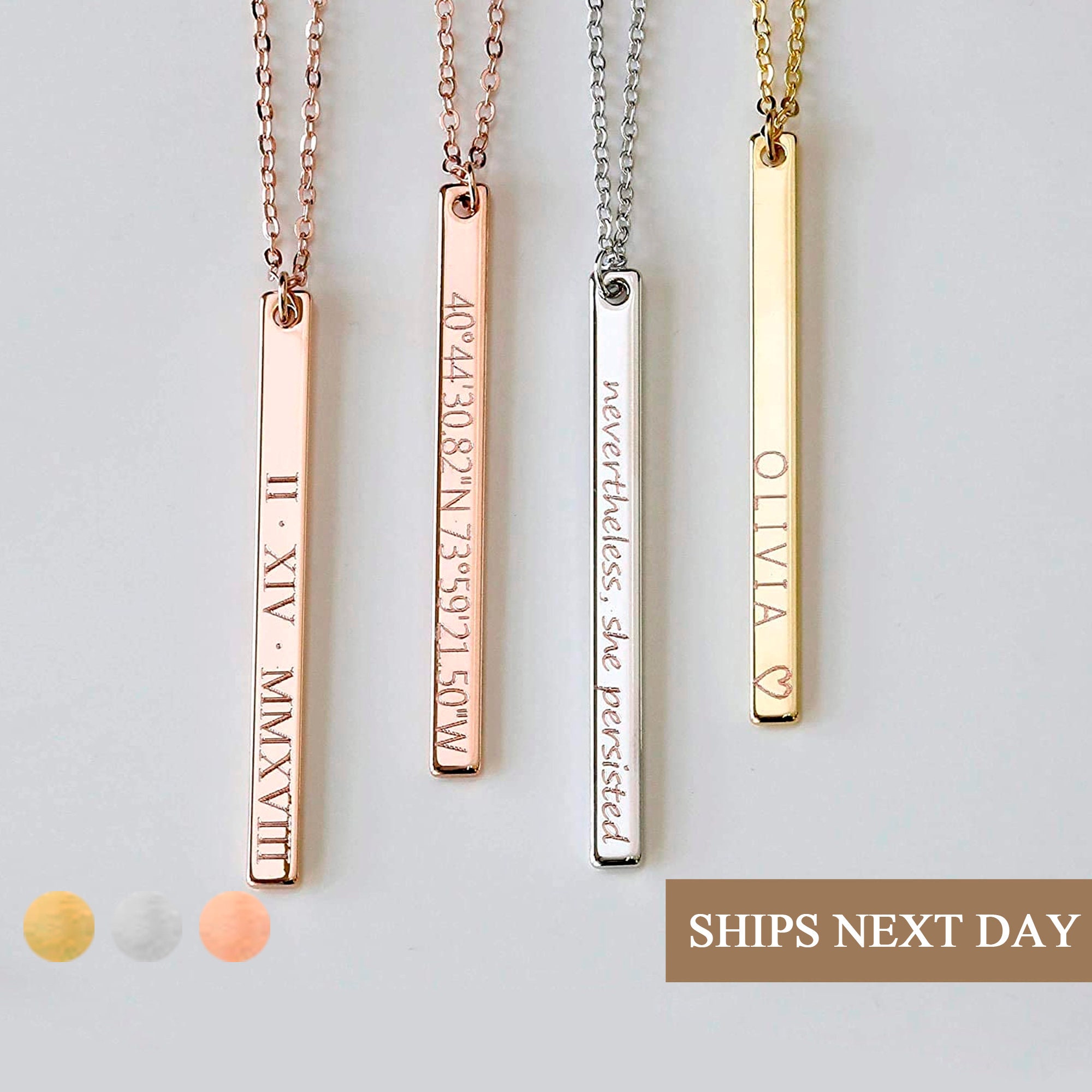 Personalized necklace sale gifts for her