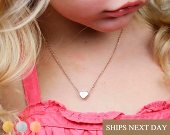 Heart Initial Necklace for Toddler Gifts for Kids Girls Personalized  Girls Necklace Friends Birthday Unique Mom Gifts Little Girl Gift -FHN