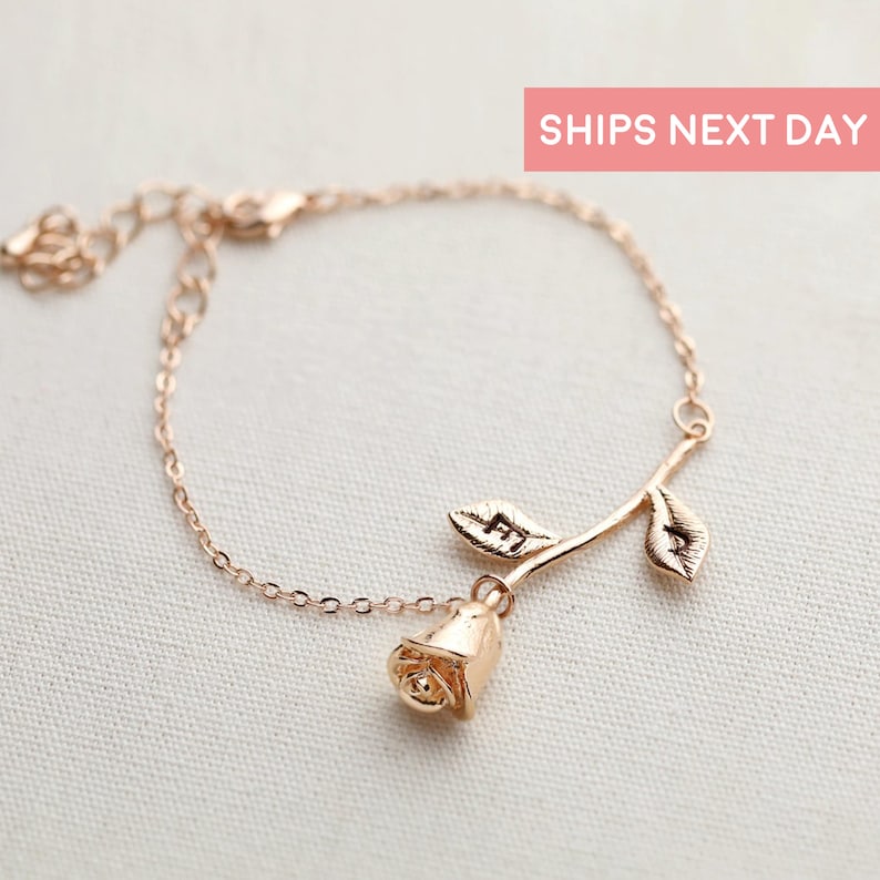 Rose New product! New type Bracelet Charm Bridesmaid Gift Max 73% OFF Beauty The Beas And