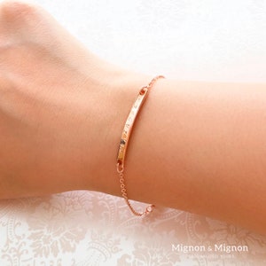 Personalized Engraved Bracelet for Women Handmade Mother's Day Gift for Her Couples Bracelet Bridesmaids Gift image 5