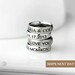 Personalized Engraved Ring for Him Fathers Day Gift from Daughter Gift for Boyfriend Custom Matching Rings Personalized Gift For Dad -RR3