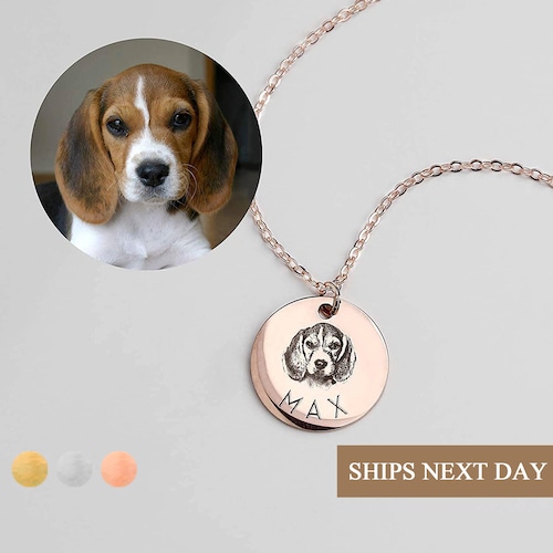 Custom Dog Necklace With Namepersonalized Jewelry for Etsy
