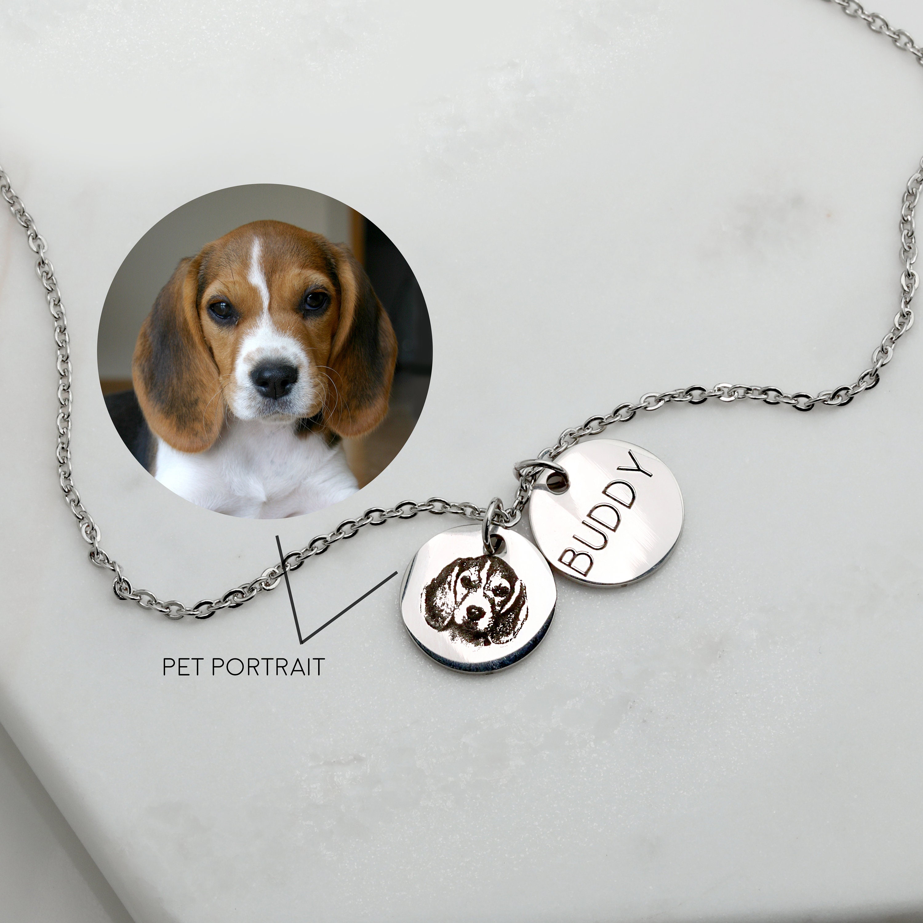 Custom Portrait Personalized Gift Dog Mom Gift Pet Lovers Pet Etsy