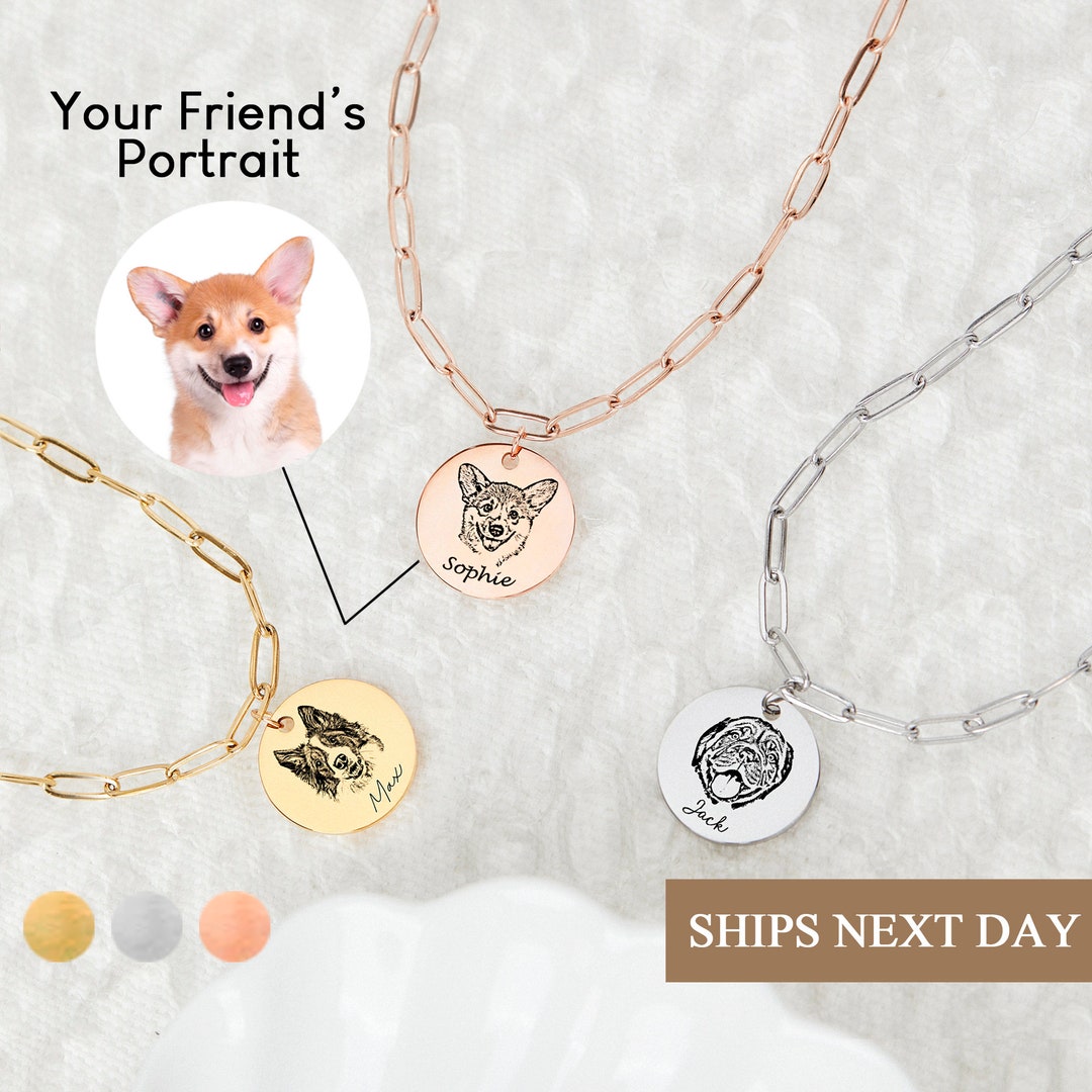 Pet Memorial Necklace | Ememories Stainless Steel Pendant – Engraved Memories