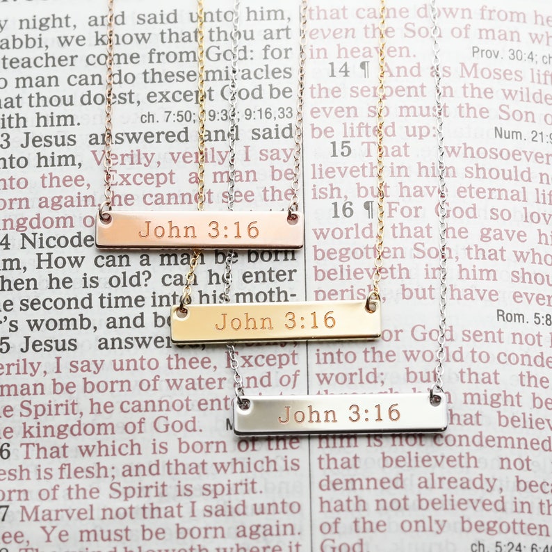 Christian Necklace Christian Jewelry Faith Necklace Religious Etsy