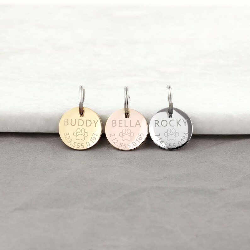 Dog Gift Personalized Dog Tag Pet Custom Collar Tag Dog ID Tag Cat Collar Personalized Pet Necklace LCT