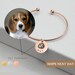 Custom Pet Portrait Name Cuff Bracelet • Personalized Jewelry Dog Cat Mom Pet Lovers • Pet Loss Memorial Remembrance Gift for Her-WCBR-LC-AP 