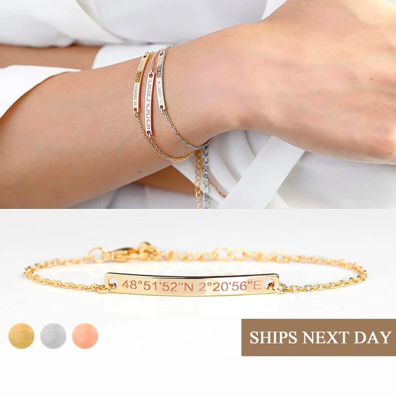 Personalized Bracelet For Woman Engraved Name Jewelry For Mom Custom Family Anniversary Friendship Bridesmaid Proposal Mothers Day Gift -2BR