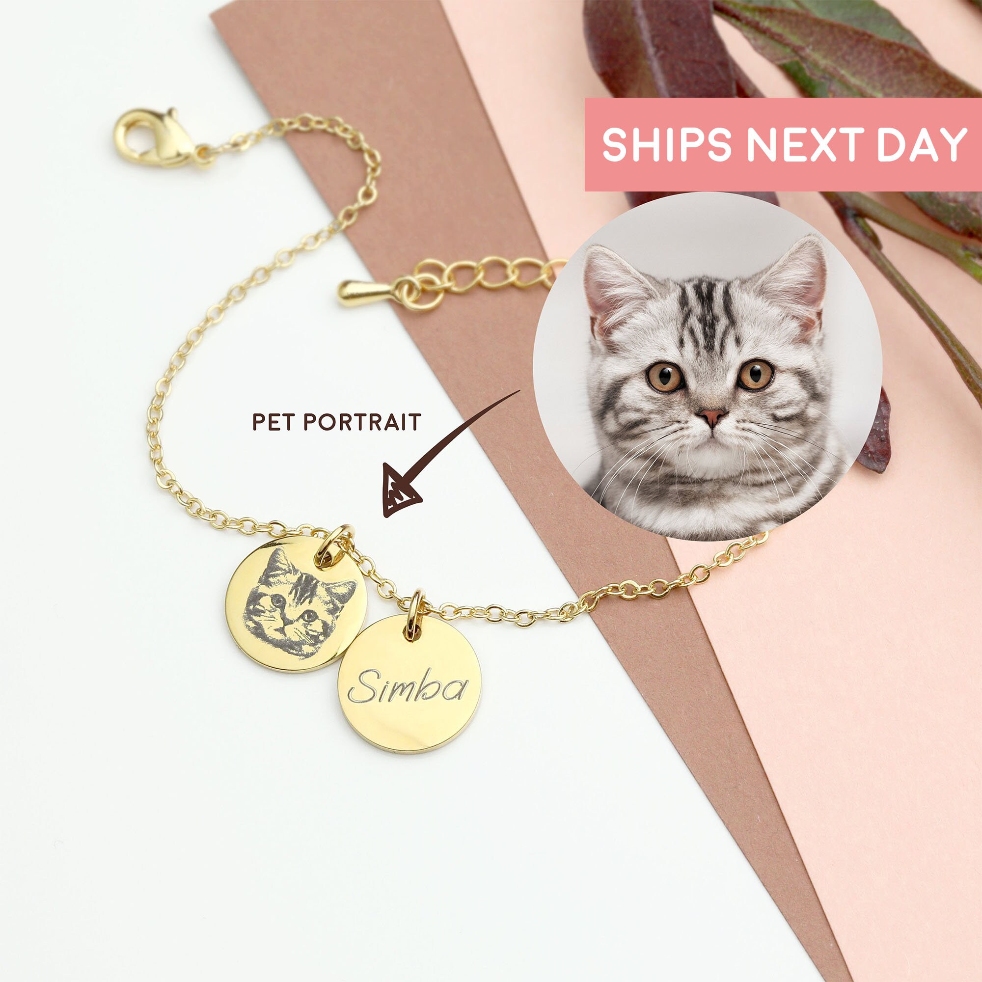 cat memorial bracelet