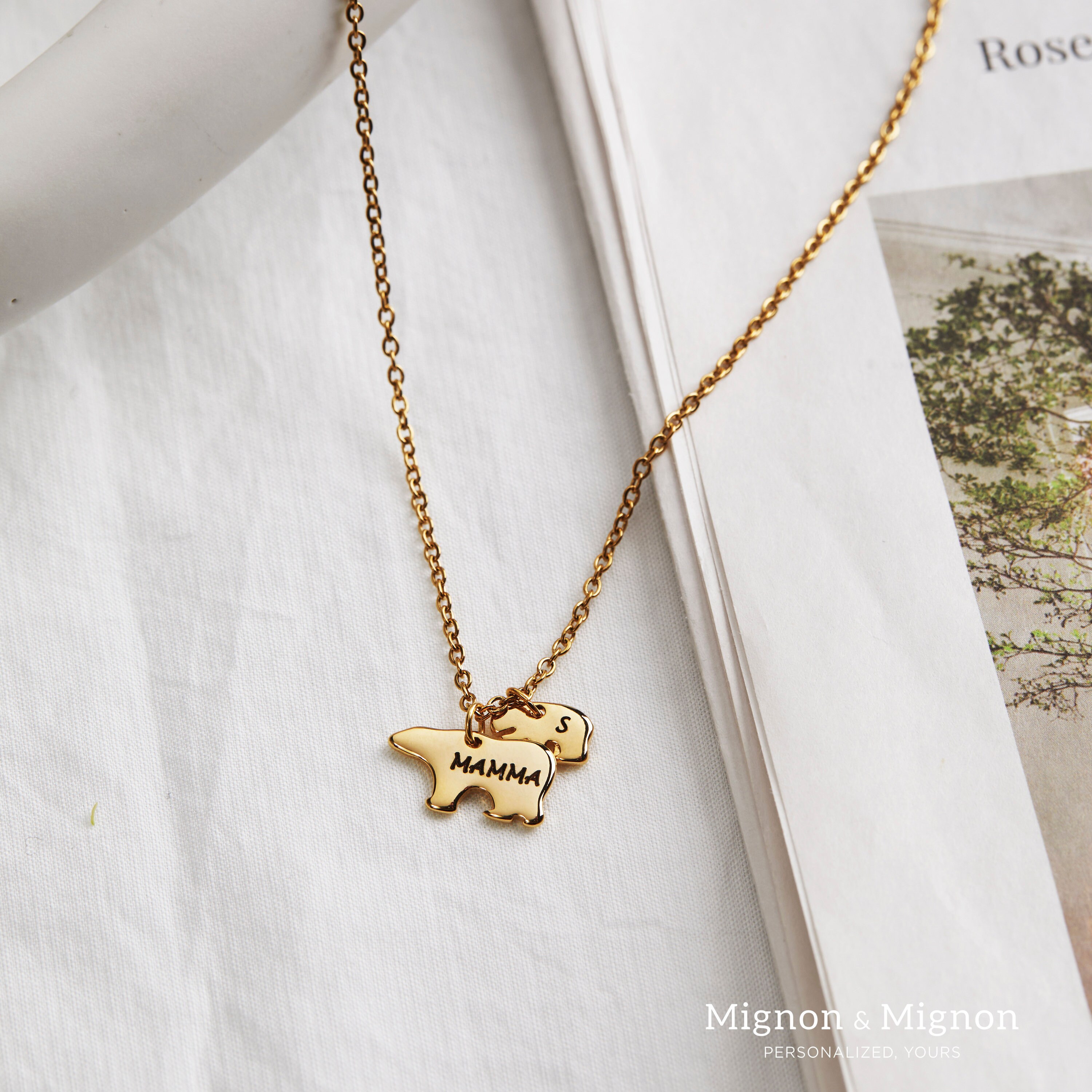 Mama bear deals necklace gold