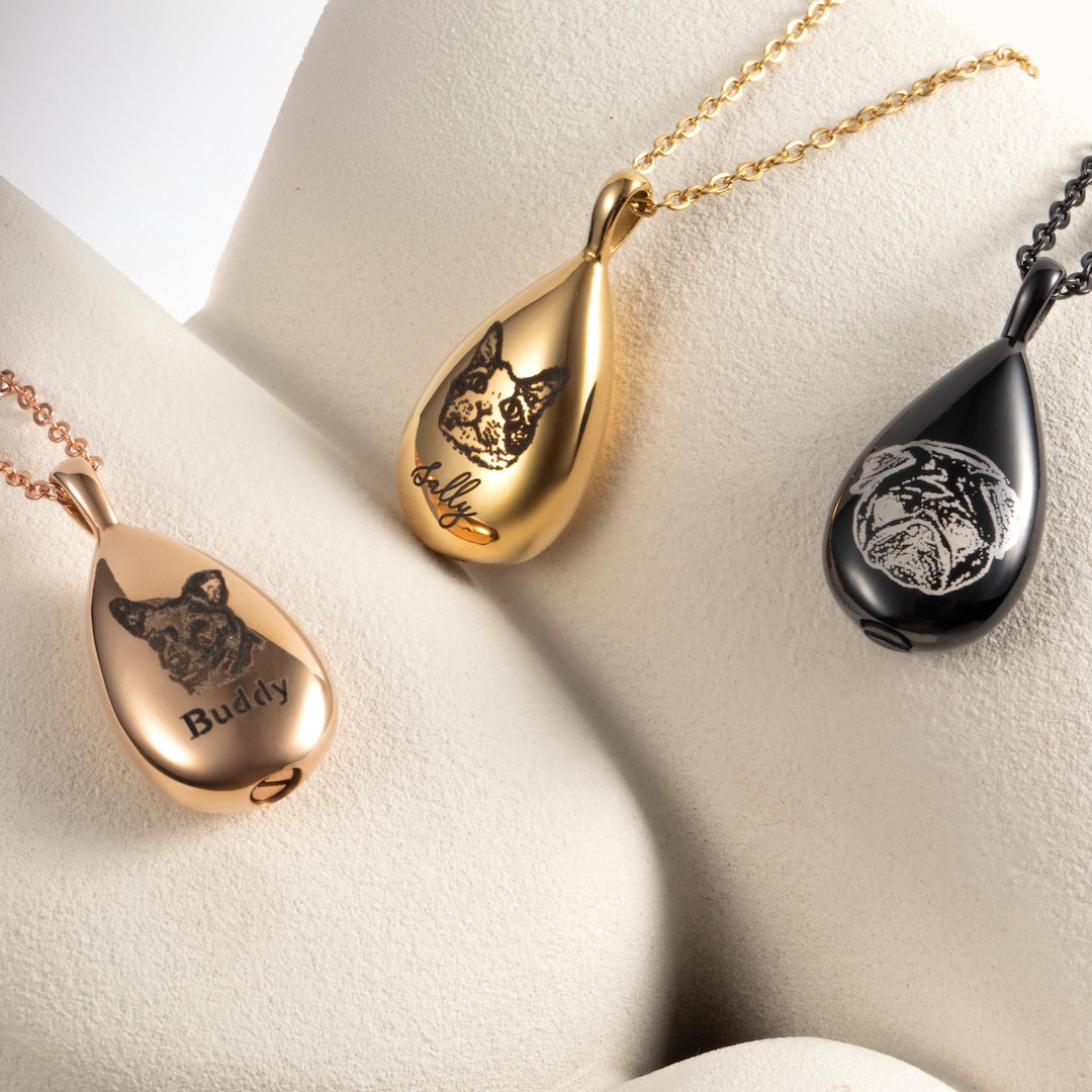 IJD9445 Personalized Heart Cremation Jewelry Hold Ashes Keepsake Memorial Urn Pendant Necklace For Women White Pink