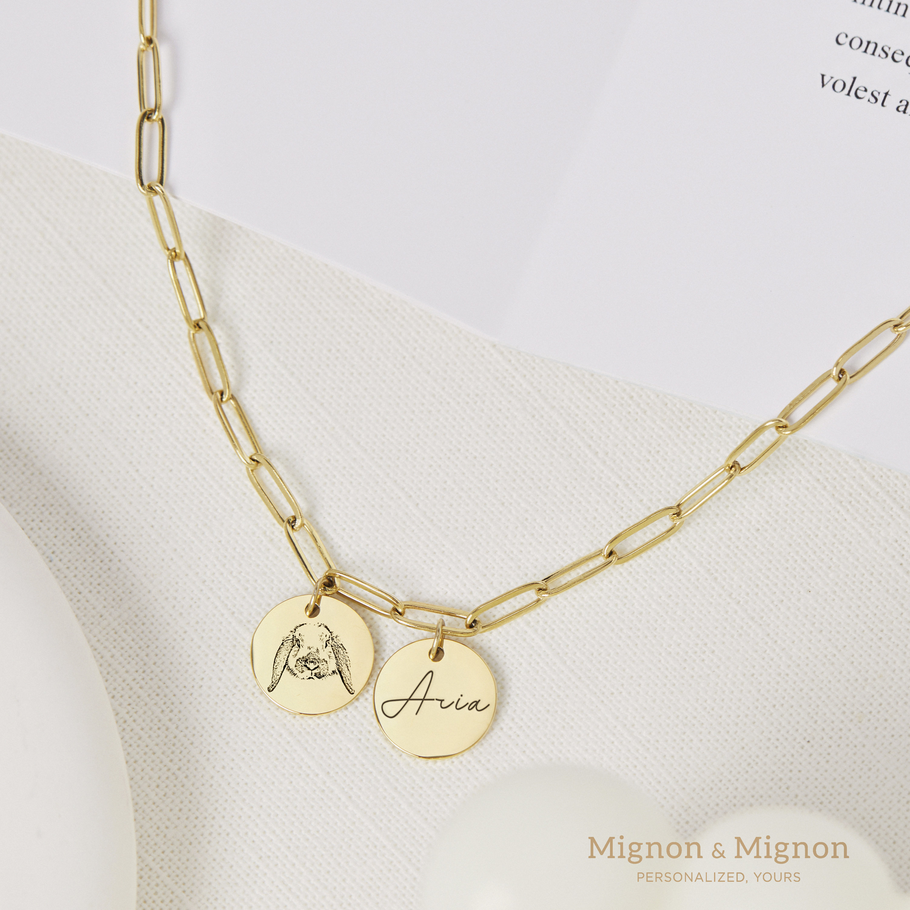 Pet Memorial Gifts Pet Lover Gifts Mother&#39;s Day Gift for Her Dog Necklace Personalized Jewelry for Kids Cat Mom Dog Pet
