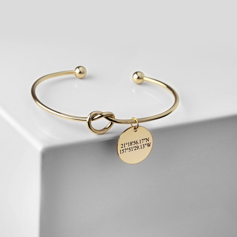KBR-LC-D-RN Personalized Coordinate Bracelet Gift For Her Graduation Gift for Women Roman Numeral Bracelet For Women Handwriting Jewelry