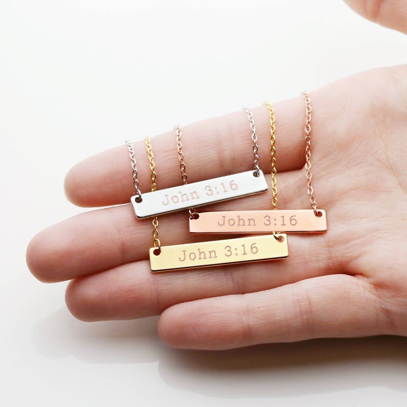 Christian Necklace Christian Jewelry Faith Necklace Religious Etsy