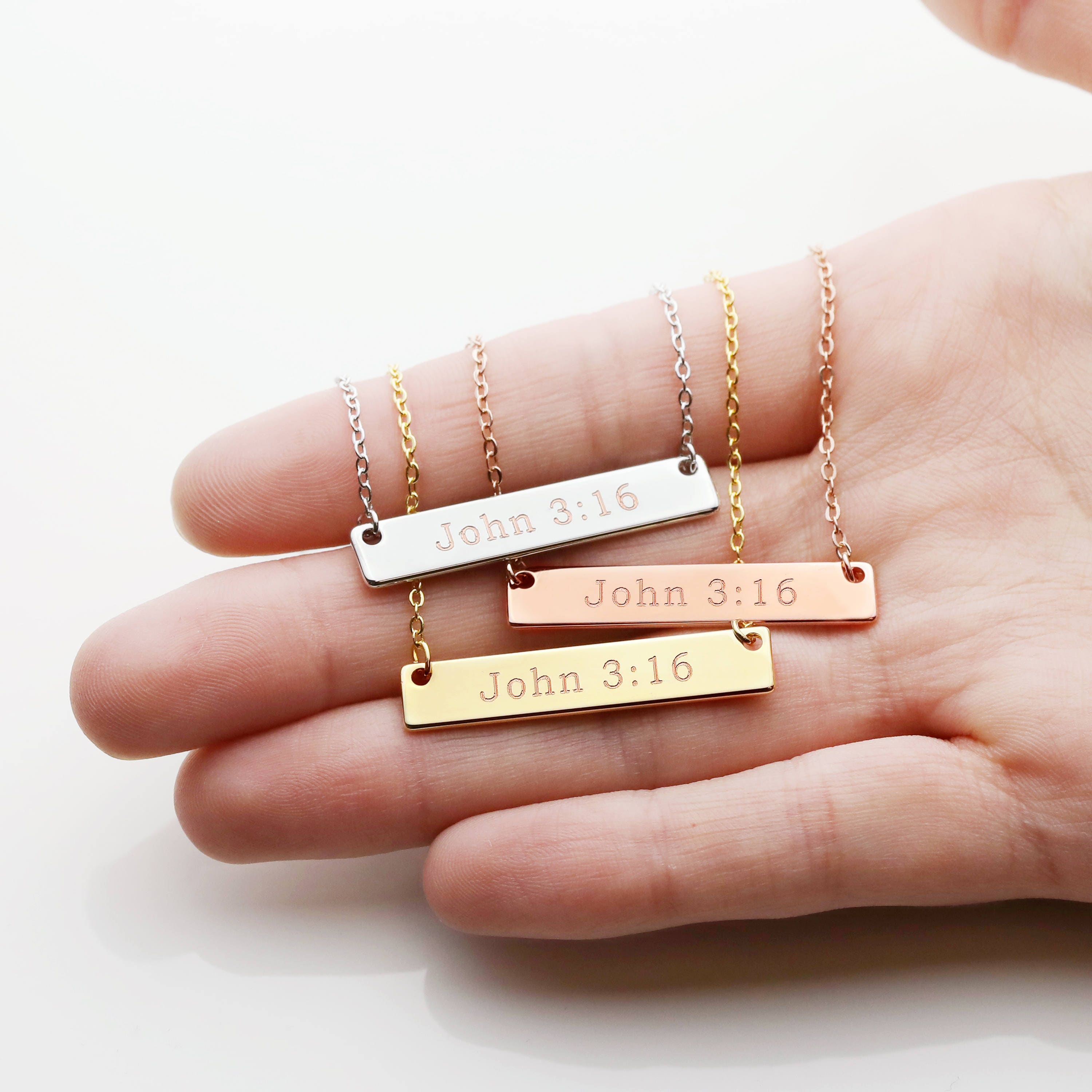 Christian Necklace Christian Jewelry Faith Necklace Religious Etsy