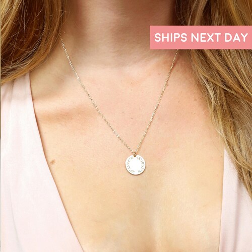 Coordinate Necklace for Women Unique 