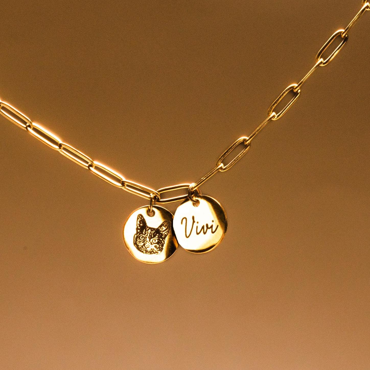 Pet Memorial Gifts Pet Lover Gifts Mother&#39;s Day Gift for Her Dog Necklace Personalized Jewelry for Kids Cat Mom Dog Pet