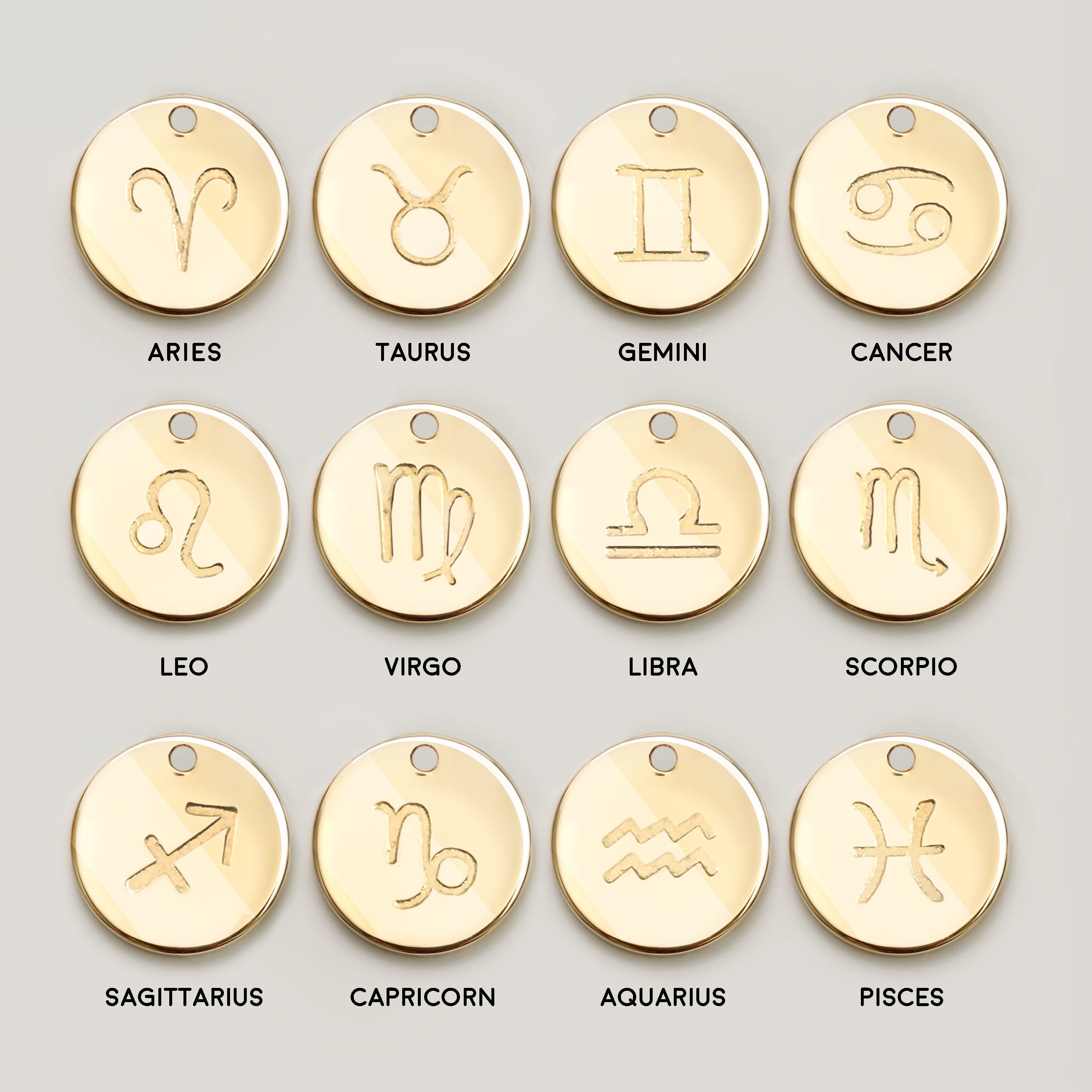 Cancer Zodiac Necklace Gift Women Zodiac Jewelry Aquarius Etsy