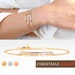 Personalized Bracelet For Woman Engraved Name Jewelry For Mom Custom Family Anniversary gift Friendship Bridesmaid Proposal Bracelet -2BR