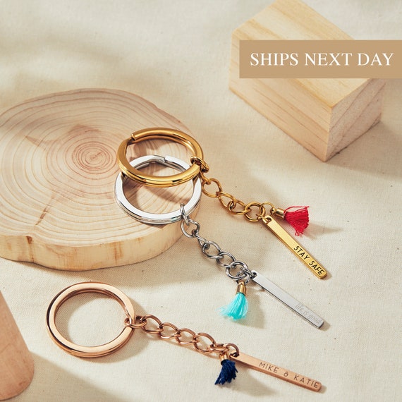 Personalized Cute Tassel Keychain for 